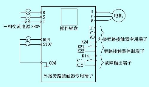 防爆电机软起动线路图