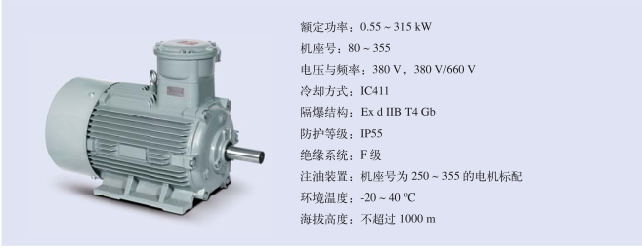 防爆电机参数表