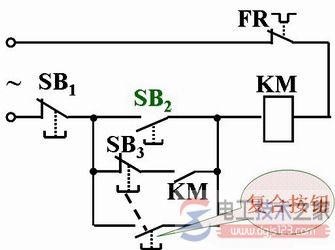 既能长期工作又能点动的控制电路