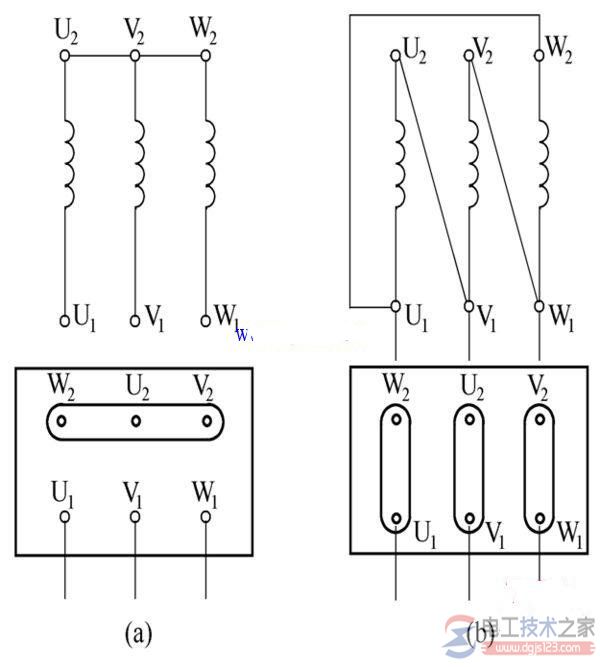 三相异步电动机铭牌接线图